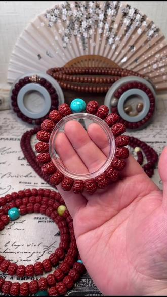 印尼藏式直切19颗霸王龙菩提手串!