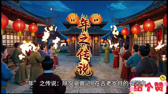 “年”的传说#民间故事 #有声漫画