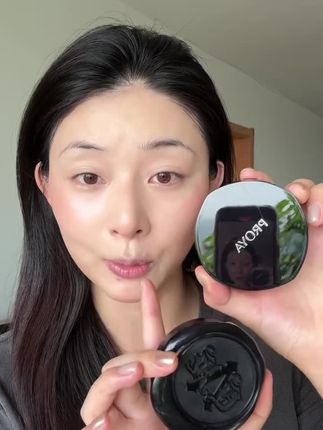 珀莱雅夜粉饼定妆持久控油细腻贴肤柔感哑光补妆#珀莱雅粉饼 #粉饼 #底妆