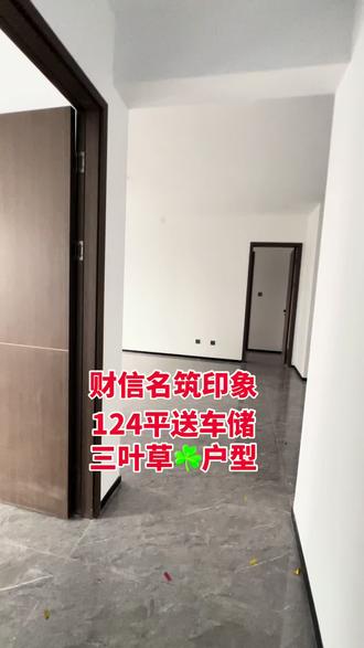 新一中对过,财信名筑印象。