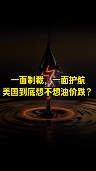 一面制裁,一面护航,美国到底想不想油价跌? #原油 #能源 #大国博弈 #国际局势 #宏观经济