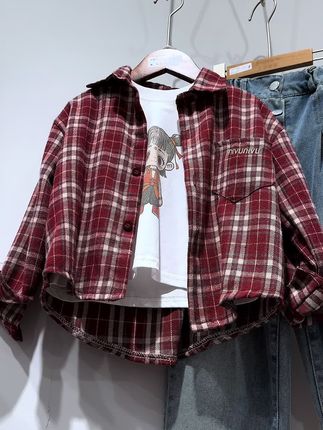 又时尚又显白,男女同款#实体童装
