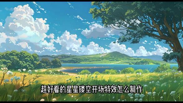 超好看的星星镂空特效#剪辑教程 #学剪辑 #零基础学剪辑