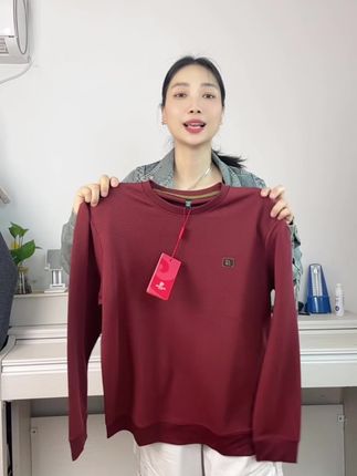 皮尔卡丹时尚桑蚕丝卫衣,一件穿10年,不是正品不要一分钱#打底衫 #强烈推荐 #卫衣 #时尚卫衣