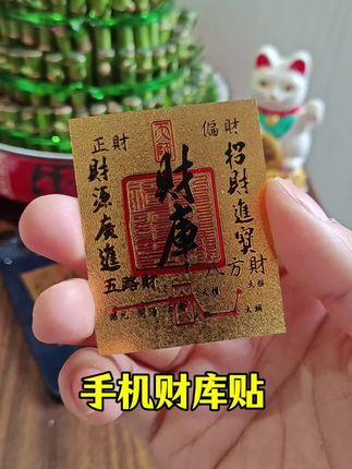 #财库 #财库贴 #手机贴 #财库大开发大财