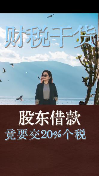 2分钟了解股东借款20%个税怎么规避#借款#分红个税财税咨询#亿当家咨询#税务稽查