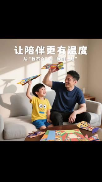 【木玩地球】儿童益智折叠纸飞机手工儿童节生日礼物折纸益智玩具#玩具 #幼儿启蒙 #好物推荐🔥 #每日分享 #亲子教育