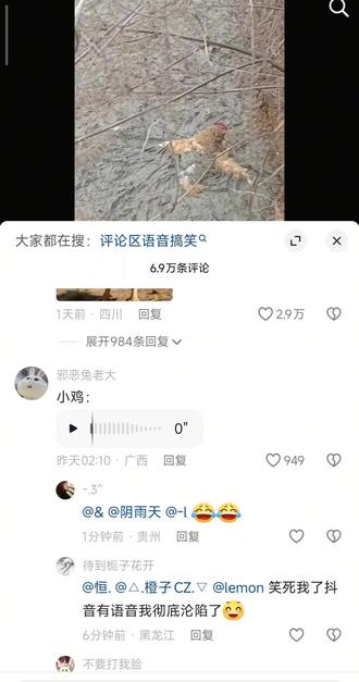 抖音评论区有多好笑 #抖音评论区能发语音了