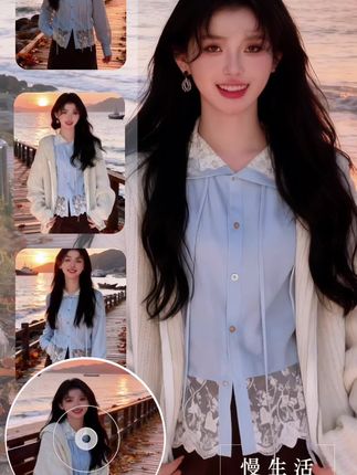 MARIE.COCO秋冬法式甜美套装  MARIE.COCO秋冬新款套装,把法式浪漫与甜美感拿捏得刚好。上衣是衬衫与毛衣的巧妙融合,温柔针织包裹暖意,前襟拼接细腻蕾丝,搭配灵动娃娃领,抬手间尽显精致细节。  下身包臀裙勾勒优雅曲线,版型贴合身形却不紧绷。整体配色温柔治愈,面料触感柔软,兼顾秋冬保暖需求。  无论是日常通勤、周末约会,还是与闺蜜相聚,这套穿搭都能轻松驾驭。无需费心搭配,一套上身便自带慵懒又甜美的氛围感,轻松穿出法式少女感。#晒晒我的秋日穿搭 #秋冬ins风穿搭技巧 #秋冬穿搭新鲜感在线 #H型身材穿搭是我的强项 @DOU+上热门 @抖音小助手 @Dou+流量推送 @DOU+推荐官 @我要上热门