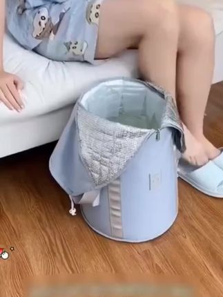 泡脚桶可折叠泡脚袋过小腿过膝深桶家用养生#便携式#足浴袋#折叠#盆子#好物推荐