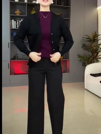 #针织开衫#面料柔软舒适#洋气上档次