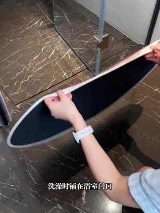 可爱亚麻编织纹地垫毯吸水速干防滑耐磨家用卫生间浴垫卧室入户门#地垫 #地垫分享 #家用地垫 #防滑地垫 #浴室地垫