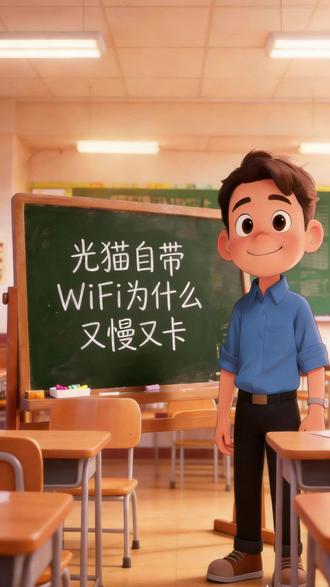光猫自带WiFi为什么又慢又卡 #网络#家庭网络#网络故障#网络故障排查