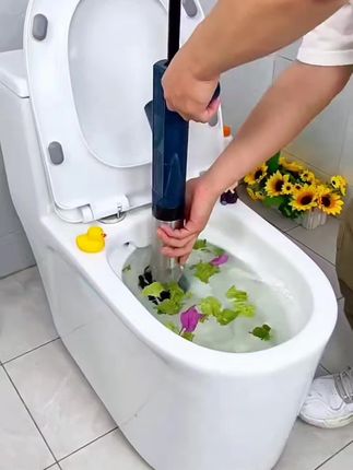 新款一炮通马桶管道疏通器不锈钢马桶疏通器地漏下水道堵塞通管道堵塞疏通器#马桶 #下水道堵塞 #马桶疏通神器 #管道疏通器 #一炮通快速疏通器