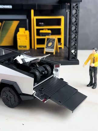 特斯拉Cybertruck模型开箱!这细节还原度,我直接冲了!#特斯拉cybertruck #男人玩具 #玩具 #模型 #汽车好物