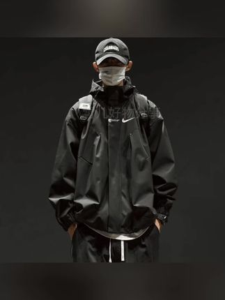 #上热门 【一折专区】男款春秋季冲锋衣外套青少年户外登山防水夹克连帽 #潮酷穿搭 #街头穿搭 #外套穿搭 #男女同款穿搭
