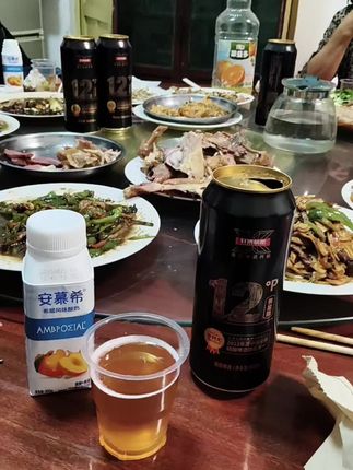 回家了,不开车 小酌几杯🍺🍺🍺##干杯🍻 #干杯吧朋友 😋😋😋
