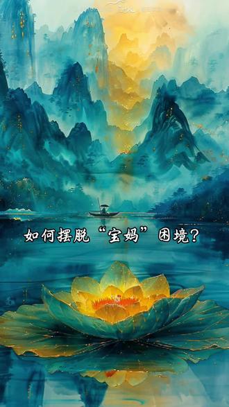 此篇分享给所有面对这家庭和社会双重困境的“宝妈”们。#思维提升 #感悟 #智慧