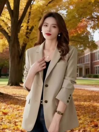 #西装外套#优雅知性#穿出自信穿出美丽#高级感穿搭 #不挑年龄不挑身材@抖加🔥上热门🔥dou+🔥热点宝