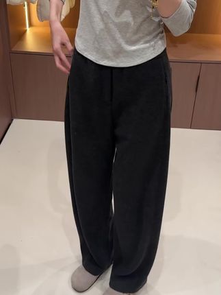 #今天穿什么 一直在穿的~ 柔顺不粘毛!可机洗的羊毛醋酸裤