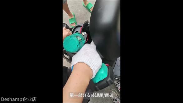 深远H26/四季星GT3/雅迪G18一体扶手靠背货架安装教程 包含后尾架+靠背+货架组合,配备小馒头舒适靠背,高强度货架支持尾箱安装,适配深远H26-1、四季星GT3等多款车型。 #电动车配件 #适合送外卖的电动车推荐 #货架 #深远H26 #四季星GT3