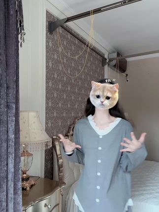 #睡衣家居服 法式浪漫休闲套装