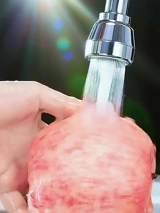 #九牧王厨房加长水龙头#防溅水神器#水槽通用花洒万能接头万向延伸器