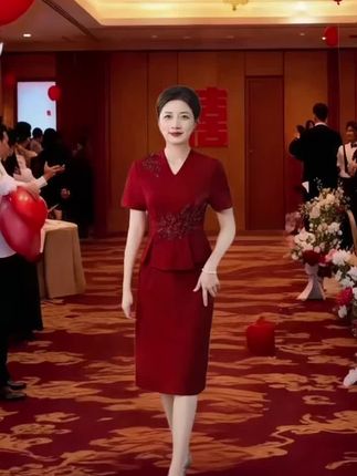 回复 @王子英1的评论 #婚宴妈妈装 #喜婆婆婚宴装 #婚礼妈妈礼服 #妈妈礼服 #早秋高智感职场穿搭