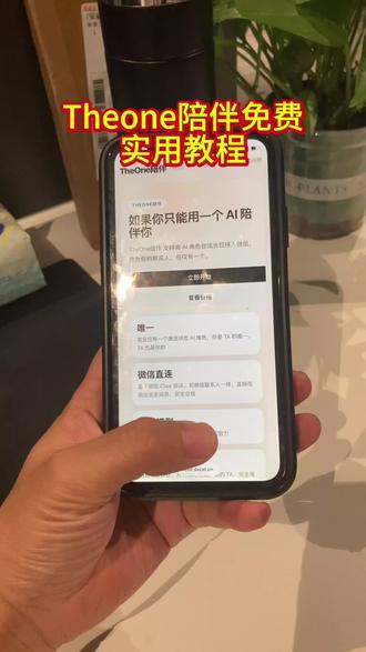 #theone陪伴 《丰采资源》theone陪伴so使用教程#theone #theone陪伴ai #ai