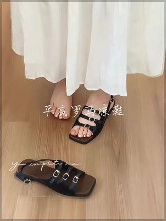 超好穿的凉鞋~暴走两万步无压力!#夏季凉鞋 #女鞋推荐 #凉拖鞋 #罗马凉鞋 #暴走不累脚