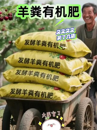 🌱养花种菜总是长不好?试试这款「黄金羊粪有机肥」!纯羊粪发酵,富含天然氮磷钾,改良土壤、促根壮苗💪!疏松透气不板结,瓜果蔬菜更香甜,花卉绿植爆盆快🌼! 天然无添加,安全环保,新手老手都能用✅!颗粒细腻易吸收,长效缓释肥力足~#羊粪有机肥 #园艺好物 #养花种菜 #有机肥推荐 #抖音助农.