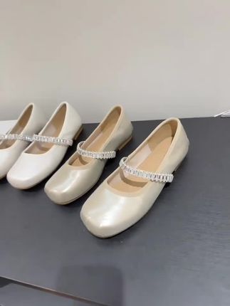 法式玛丽珍鞋女春夏2025新款气质 百搭小众鞋子平底单鞋千金名媛风