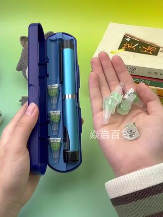 要想胰岛素打的精准,操作还简单,就用这款溦臻笔式注射器,常见的胰岛素针头都能搭配使用。#胰岛素注射#胰岛素#胰岛素笔#一型糖尿病#糖尿病