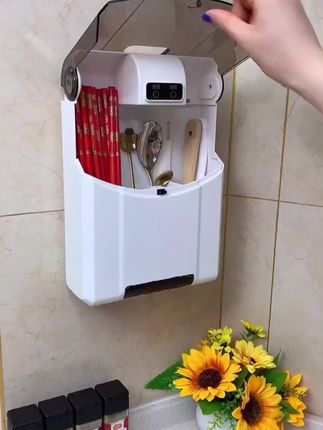 #壁挂筷子筒 #消毒筷子筒 #筷子筒 #免打孔 #厨房好物
