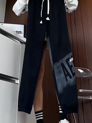 唐狮集团DESSO休闲裤男款#休闲裤男  秋季潮流运动大码百搭男士宽松束脚长裤#宽松直筒裤 #束脚长裤 #运动裤男