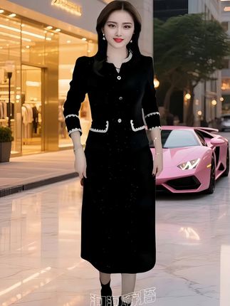 2025春秋磨毛精纺气质高级感女装#高端女装 #穿出自信穿出美丽 #气质优雅女人味 #美出高级感