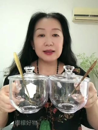 大容量加厚带盖钢化玻璃杯,一体成型,可微波炉加热 #早餐杯#燕麦杯 #牛奶杯 #茶杯