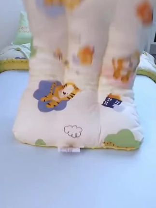 安优贝儿童豆豆枕婴幼儿透气安抚枕中小学生幼儿园枕头送冰丝枕套#儿童枕头 #豆豆枕 #柔软亲肤