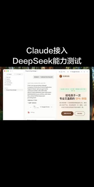 #claude 接入#deepseekv4 能力测试。 #aiagent