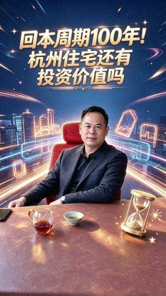 杭州买房回本要100年?一个指标告诉你住宅还有没有投资价值 #租售比 #房产投资 #杭州买房 #买房攻略