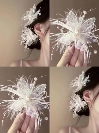 好美的蝴蝶🦋发夹#发饰发夹 #发夹 #蝴蝶发夹 #头饰搭配 #蝴蝶结发夹