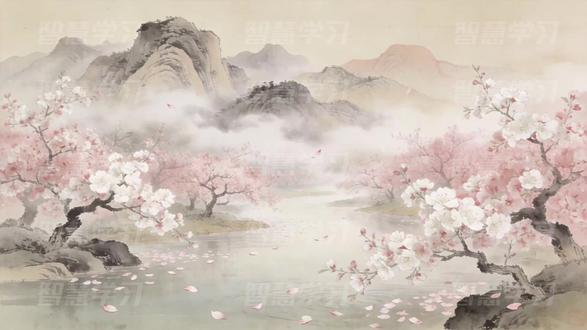 3 分钟看懂《桃花源记》,陶渊明笔下的理想世界 八年级下册必背文言文《桃花源记》AI 动画✅ 原文诵读 + 逐句译文✅ 画面唯美,轻松理解背诵#文言文 #AI动画 #八年级 #初中语文 #学霸必看