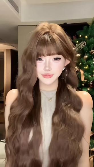 藏铃羊🐏尊嘟太好看了!米米哒!#假发 #假发分享 #显白发色 #显脸小 #为新发色着迷一下
