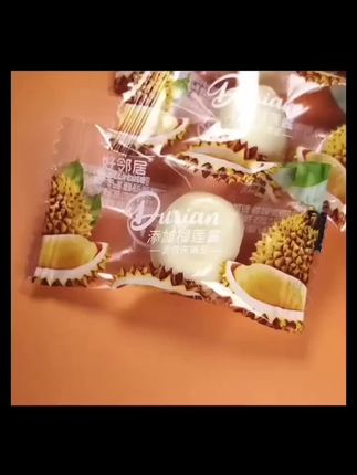 好邻居榴莲糖夹心爆浆榴莲硬糖散装东南亚风味零食奶糖喜糖果特浓