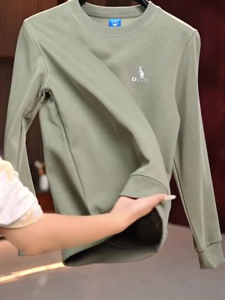 #男士卫衣#宽松舒适 #品质男装 #长袖T恤 #无限回购的宝藏单品