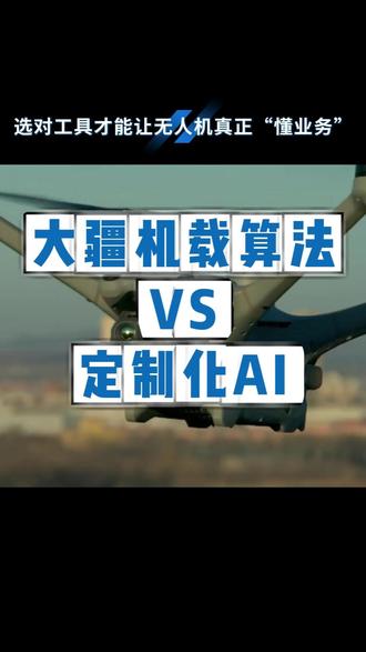 大疆机载算法虽然方便,但为什么要定制AI算法??#无人机巡检#算法#一网统管#低空经济#无人机