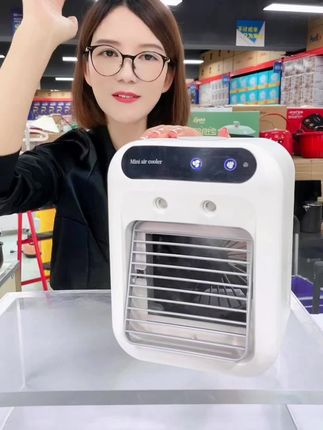 新疆包邮—家用小型空调扇便携式户外喷雾冷风机加湿电风扇可移动#空调扇 #冷风机 #加湿电风扇 #可移动电风扇 #清凉一夏@DOU+小助手