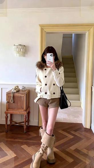 #一衣多穿 #ootd穿搭# 今天穿什么 #韩系搭配# 冬日穿搭 #论秋冬有效穿搭的重要性 #皮草马甲