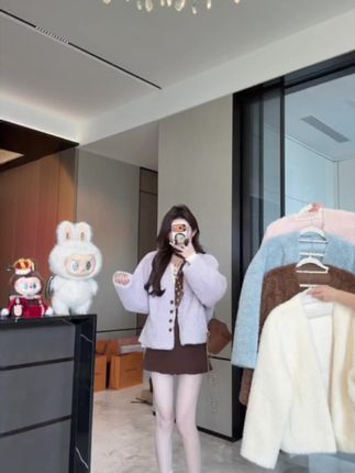 「玫瑰可露丽」秋季时尚气质百搭洋气减龄小众轻奢外套#懒人必备 #藏肉显瘦穿搭 #温柔穿搭 #时髦穿搭 #外套