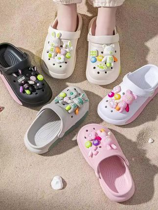 儿童洞洞鞋女童可爱舒适超软爆款轻便防滑外穿休闲男孩女孩中大童 #洞洞鞋推荐 #儿童凉鞋 #夏季童鞋 #防滑鞋 #好物推荐